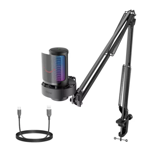 Fifine A8T kondenzátor mikrofon fogantyúval (fekete)
