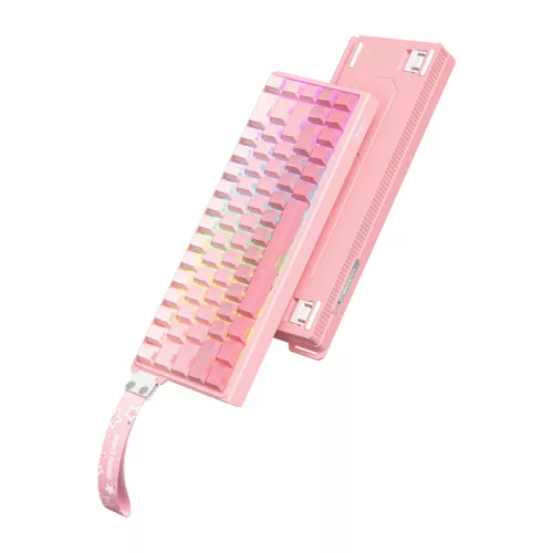 ONIKUMA G69 billentyűzet (rózsaszín) (QWERTY)