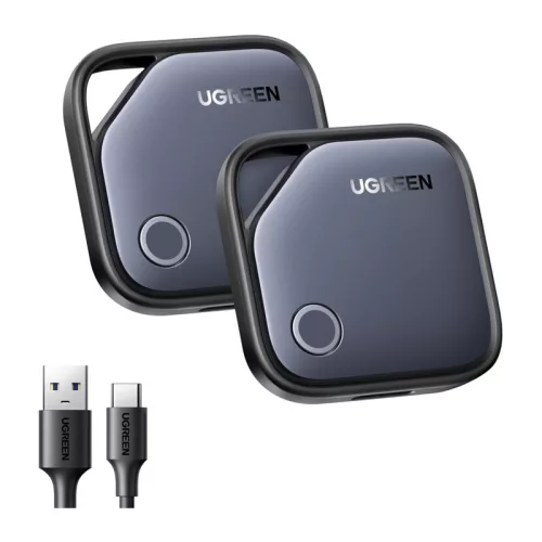 2x Ugreen Smart Finder CM919 v2 intelligens helymeghatározó, USB-C, iPhone/iPad/Mac készülékekhez