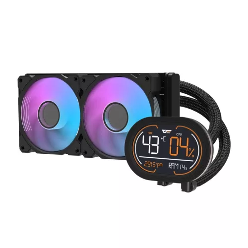 Darkflash DH240D v2 CPU vízhűtő (fekete)