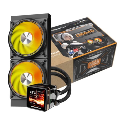 DarkFlash Explore DE240 CPU vízhűtés (fekete)