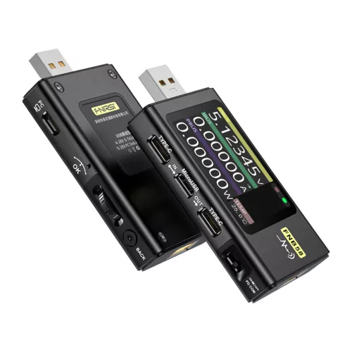 FNIRSI FNB58 USB port tesztelő, fekete