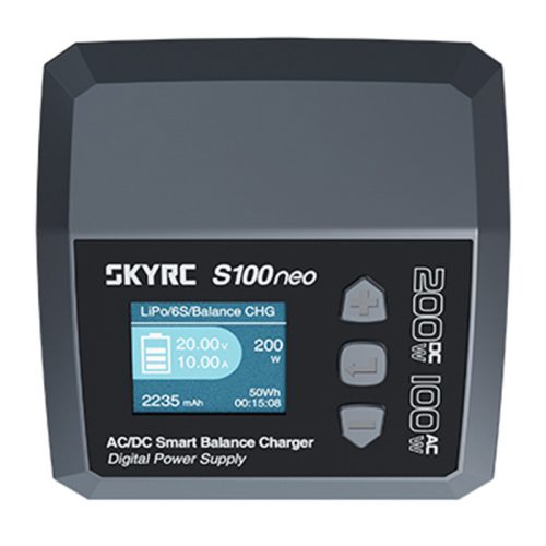 SkyRC S100neo AC/DC intelligens töltő