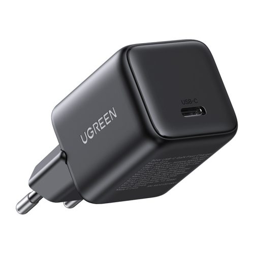 Ugreen X513 GaN USB-C fali töltő + 1 m-es USB-C kábel (fekete)