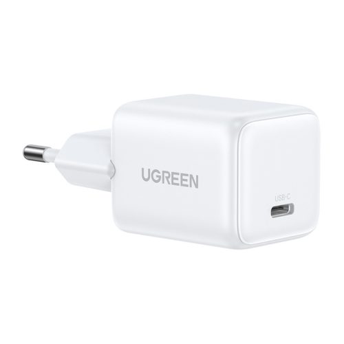 Ugreen X513 GaN USB-C fali töltő + 1 m USB-C kábel (fehér)