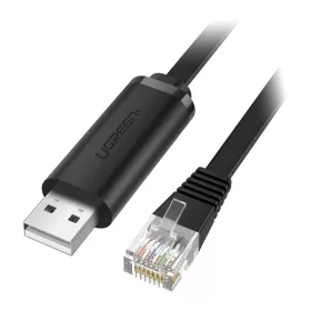 Ugreen CM204 USB-RJ45 konzolkábel, 3 m (fekete)